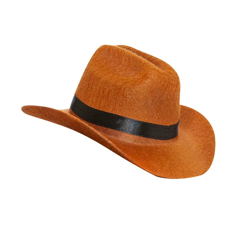 Funny Pet Hat for Dog Cat Western Cowboy Hat Photo Prop Universal Dog Cap for Halloween Christmas Street Party Pet Accessories