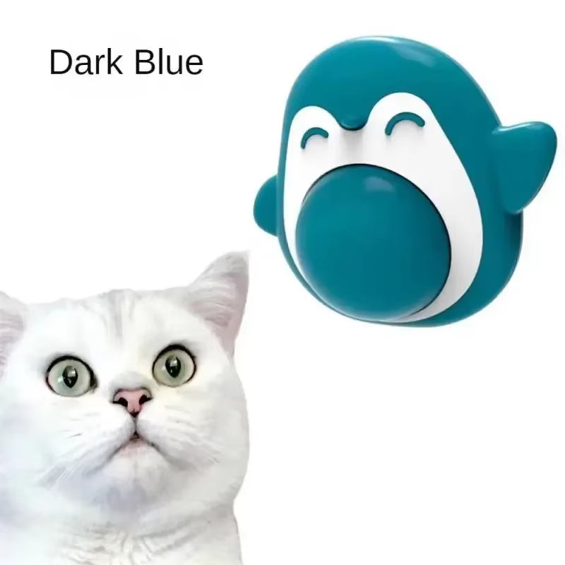 Catnip Balls Cat Mint Toy Grinding Teeth Mint Ball Edible Safety Healthy Snack Rotatable Wall Stick-On Toys for Pet Supplies