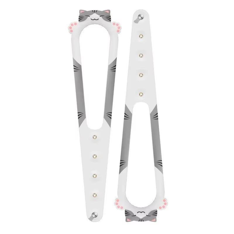 Adjustable Elastic Cat Door Holder Latch Punch-Free Gate Lock Keep Cat Dog Out from Entering Door Holder Latch Pet Supplies