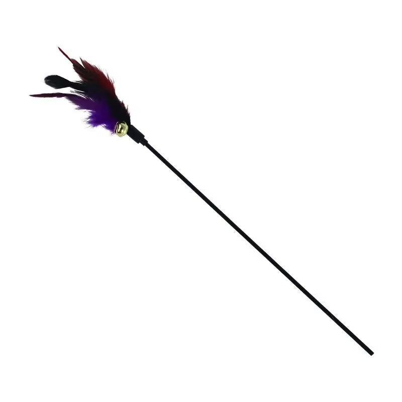 1 PC Teasing Cat Stick outside Teasing Cat Toys Teasing Cat Teasing Dog Toys Teasing Cat Stick Interactive Fun Pet Supplies