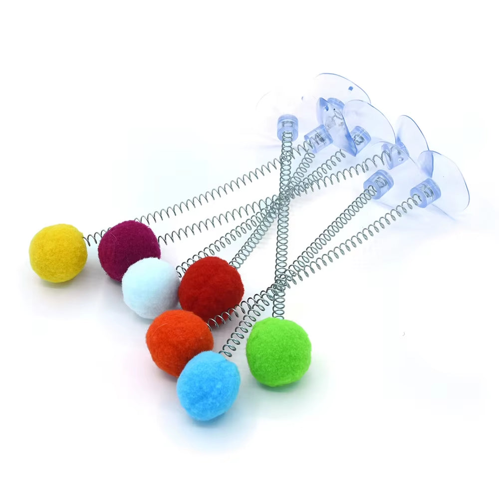 1Pc Cat Toy Stick Feather Wand with Bell Mouse Cage Toys Plastic Artificial Colorful Cat Teaser Toy Pet Supplies Random Color