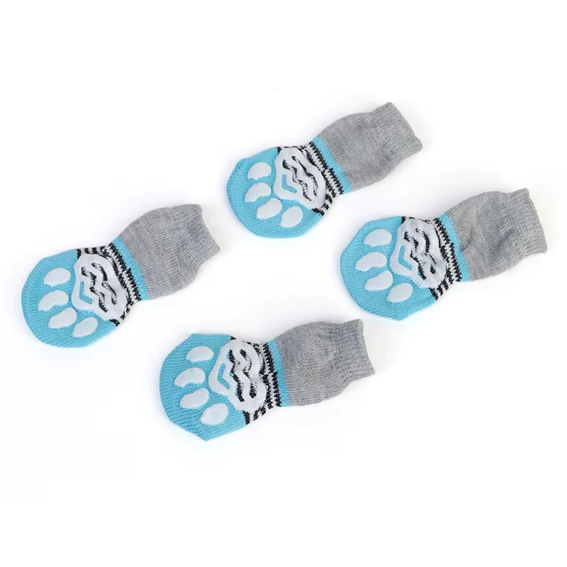 Pet Cat Socks Dog Socks Traction Control for Indoor Wear L/M/S Cat Clothing Cute Puppy Dogs Pet Knits Socks Slip Skid