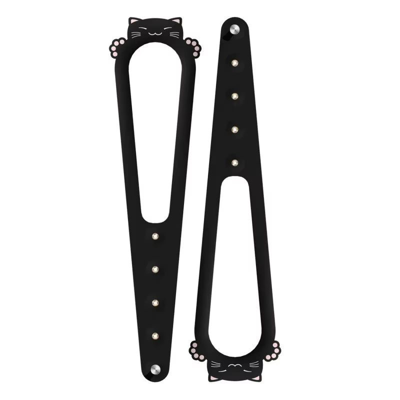 Adjustable Elastic Cat Door Holder Latch Punch-Free Gate Lock Keep Cat Dog Out from Entering Door Holder Latch Pet Supplies