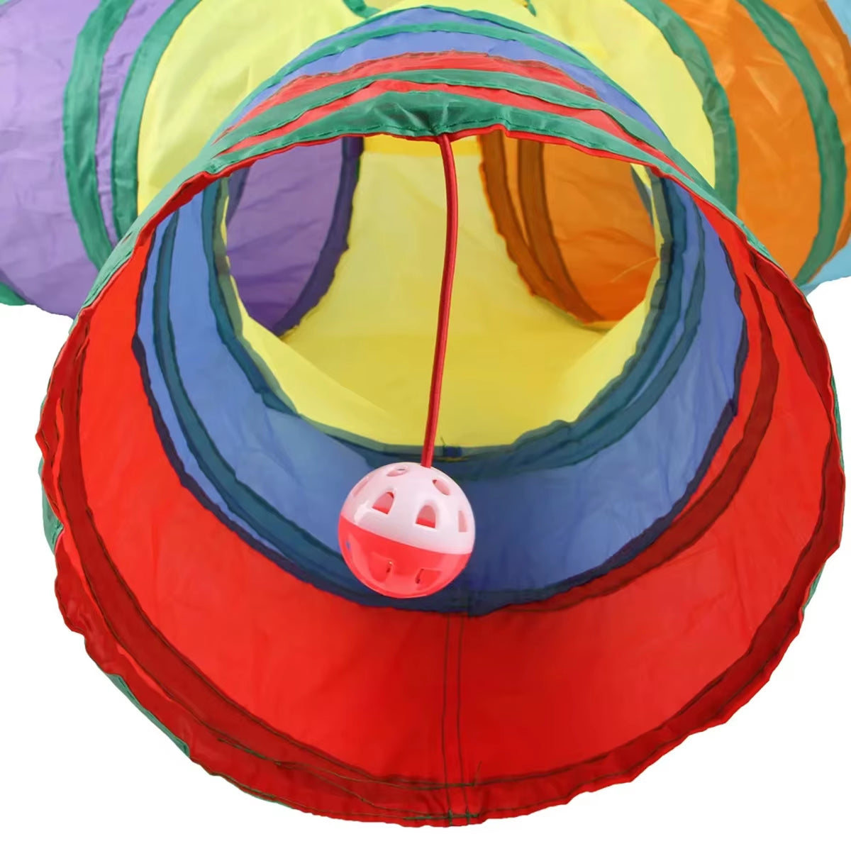Cat Tunnel Pet Supplies Cat S T Pass Play Tunnel Foldable Cat Tunnel Cat Toy Breathable Drill Barrel for Indoor Loud Paper