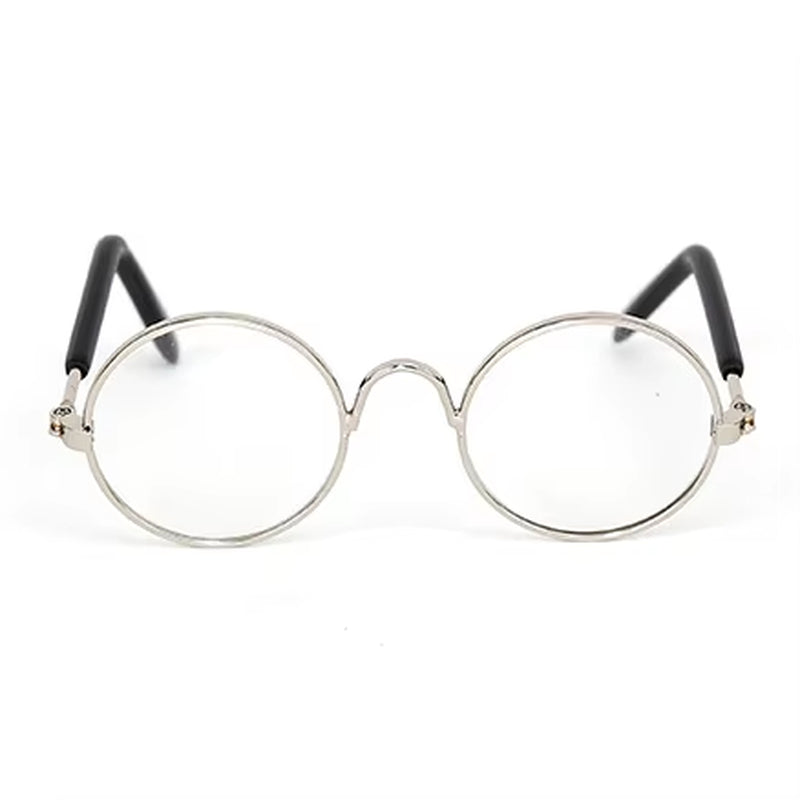 Cute Vintage round Cat Sunglasses Pet Photos Props Reflection Eyewear Glasses for Cats Small Dog Pet Dog Cat Accessories