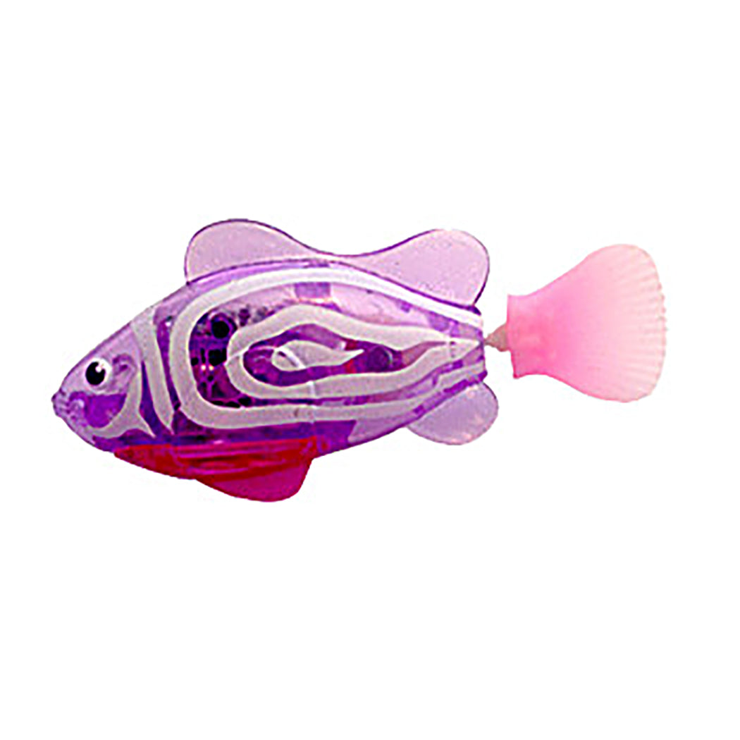 Pet Fish Electronic Cat Toys with Grass LED Light Toys