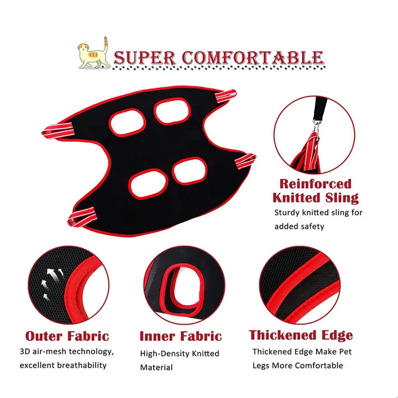 Cat Grooming Nail Cutting anti Scratch Bite Fixed Bag Bath Trimming Restraint Bag Pet Beauty Hammock Hanging Pet Supplies Set