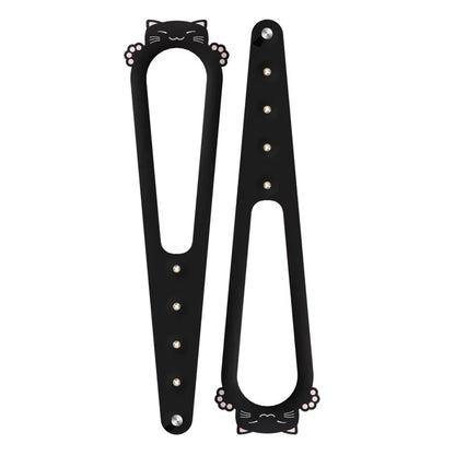 Adjustable Elastic Cat Door Holder Latch Punch-Free Gate Lock Keep Cat Dog Out from Entering Door Holder Latch Pet Supplies