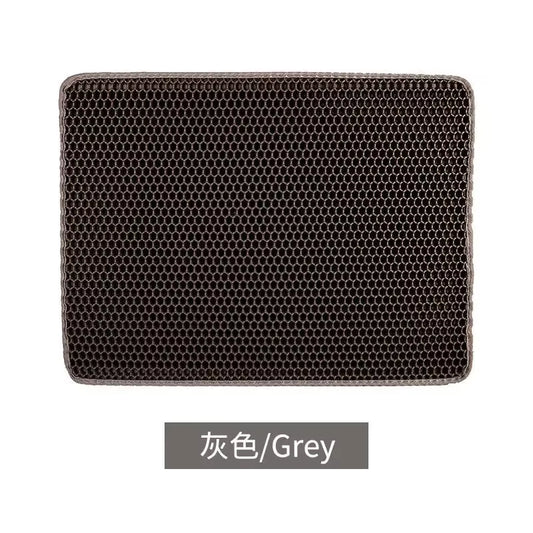 Waterproof Pet Cat Litter Mat Double Layer Pet Litter Box Mat Non-Slip Sand Cat Pad Washable Bed Mat Clean Pad Products